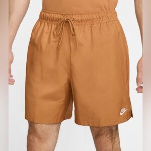 🆕 Nike Club Men's Woven Flow Shorts. Flax/White. Size(s): XL, 2XL. *NWT*